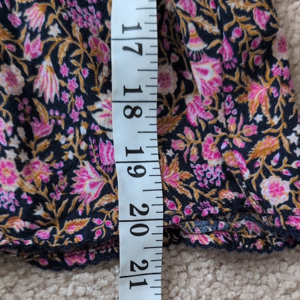 Floral Puff Sleeve Top XS - Picture 7 of 8